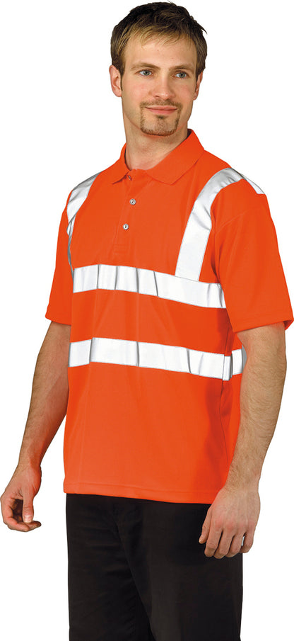 Portwest Hi-Vis Short Sleeved Polo RIS (RT22)