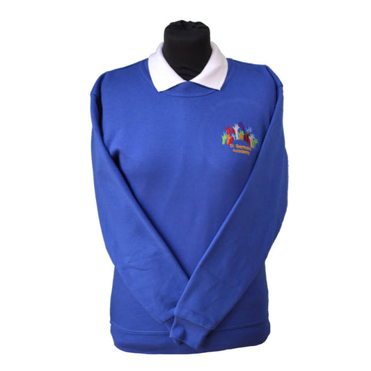 Royal Sweatshirt with St Germans Embroidery
