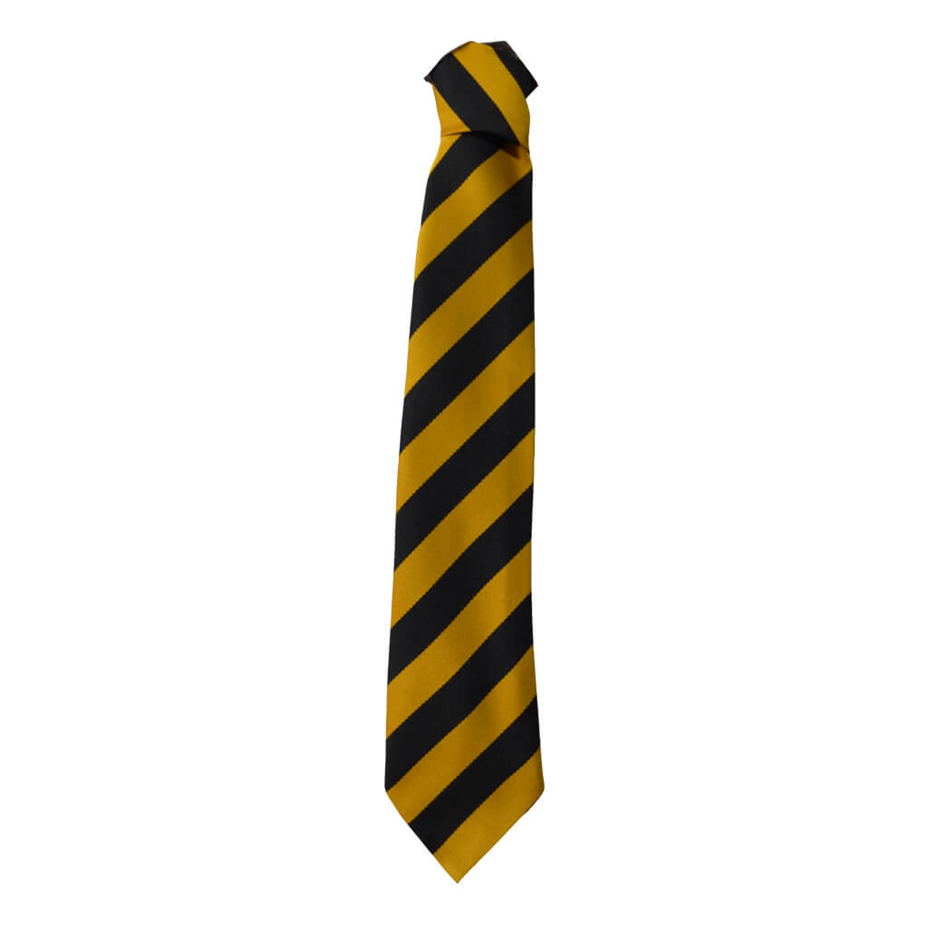 KLA Gold/Black Traditional Tie