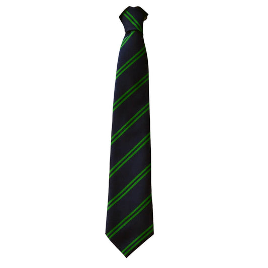 Navy/Green Stripe Tie (Emneth)