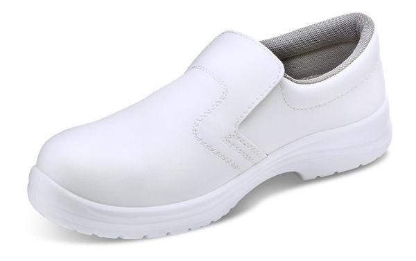 Micro Fibre Slip-On Shoes White (CF832)