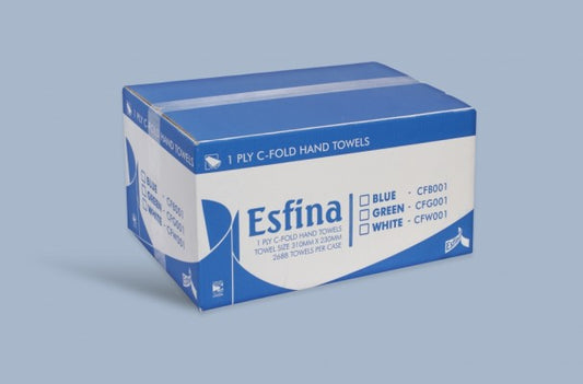 Esfina C-Fold Hand Towel 1 Ply Green (STR40)