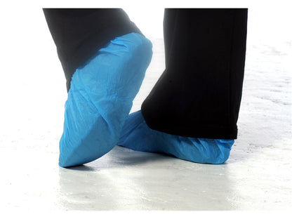 16 Inch CPE Overshoes Blue (30001)