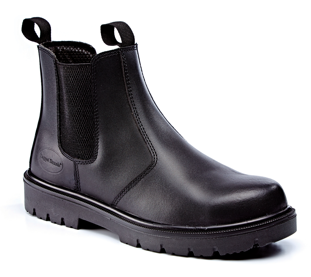 Leather Dealer Safety Boot Black (Easton)